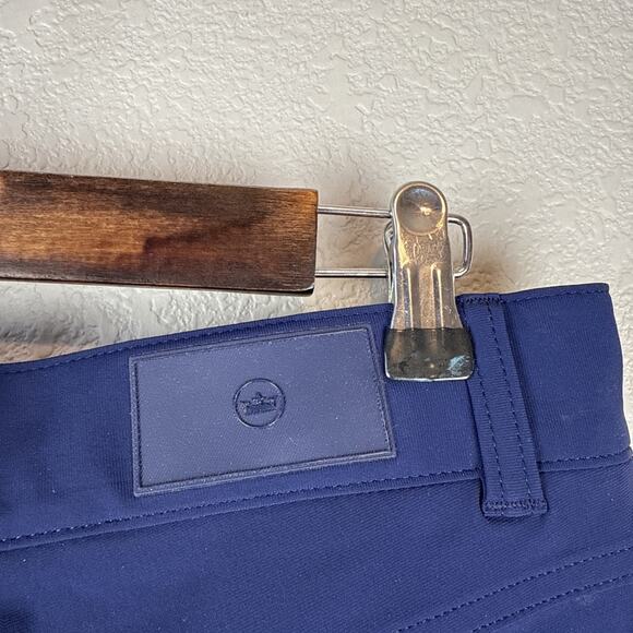 Peter Millar Crown Sport Mens Performance Five-Pocket Pants Size 34x32 Navy Golf - Picture 5 of 6